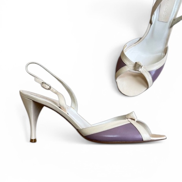 Marc Jacobs Slingback Heel Sandals Sz 9.5 - Picture 2 of 14